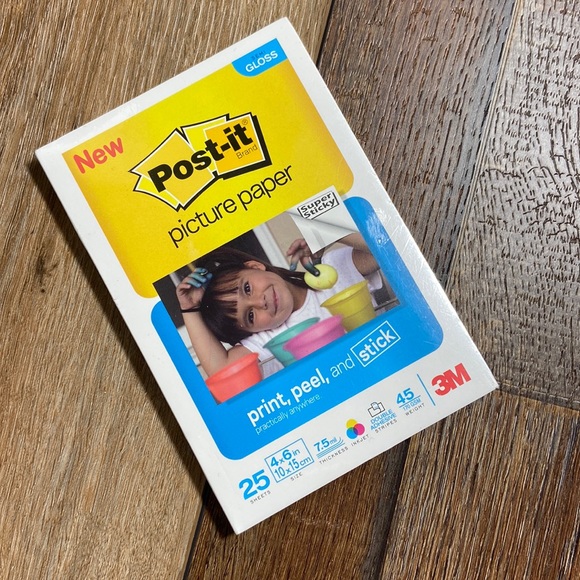 Post It Peel and Stick Photo Paper New 4 x 6 - Picture 2 of 7
